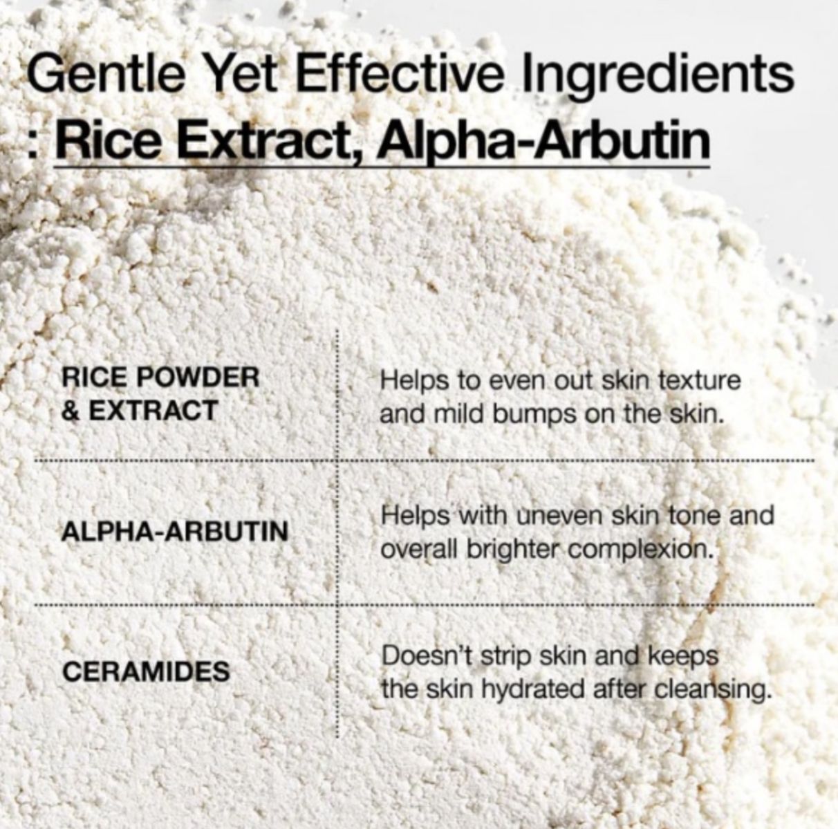 Anua Rice Enzyme Brightening Cleansing Powder