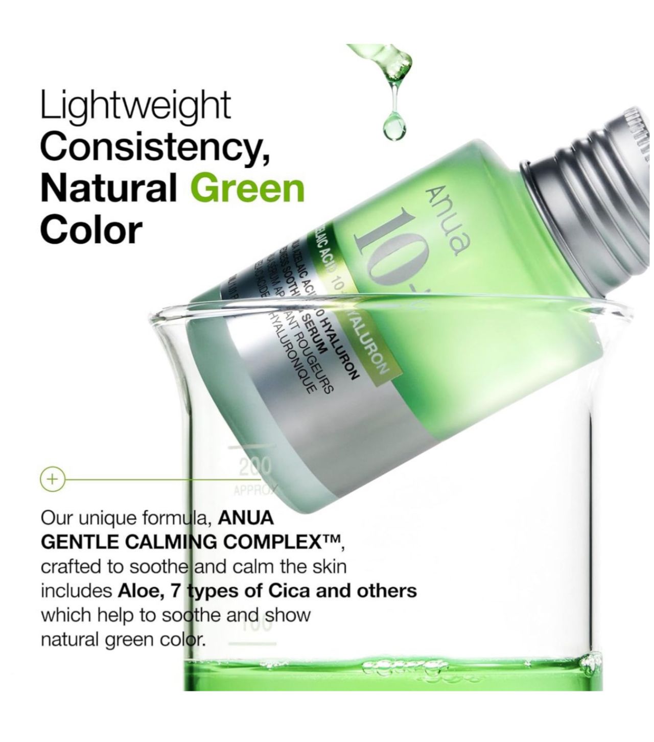 Anua Azeliac Acid 10 Hyaluronic Redness Soothing Serum