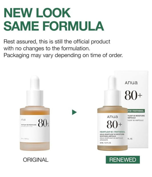 Anua Heartleaf 80 Moisture Soothing Ampoule